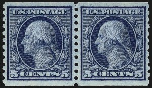 Sale 967, Lot 4806, 1913-15 Washington-Franklin Issues (Scott 424-461)