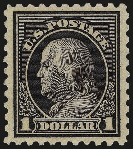 Sale 967, Lot 4810, 1913-15 Washington-Franklin Issues (Scott 424-461)