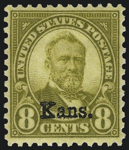 Sale 967, Lot 4990, Kans.-Nebr. Overprints (Scott 659-678)