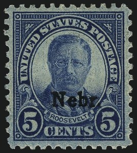 Sale 967, Lot 5002, Kans.-Nebr. Overprints (Scott 659-678)