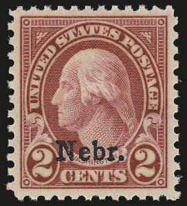 Sale 967, Lot 5003, Kans.-Nebr. Overprints (Scott 659-678)