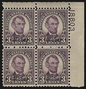 Sale 967, Lot 5005, Kans.-Nebr. Overprints (Scott 659-678)