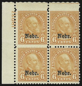 Sale 967, Lot 5009, Kans.-Nebr. Overprints (Scott 659-678)