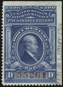 Sale 967, Lot 5249, Revenues (Second and Later Issues)