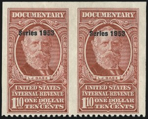 Sale 967, Lot 5254, Revenues (Second and Later Issues)