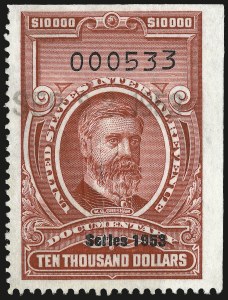 Sale 967, Lot 5257, Revenues (Second and Later Issues)
