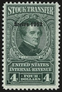 Sale 967, Lot 5278, Revenues (Proprietary and Stock Transfer)
