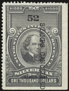 Sale 967, Lot 5317, Revenues (Silver Tax)