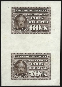 Sale 967, Lot 5330, Revenues (Narcotics, Customs Fee, Revenue Stamped Paper)