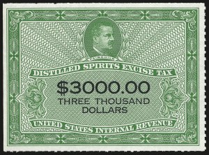 Sale 967, Lot 5349, Revenues (Distilled Spirits, Rectification)