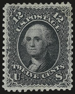 Sale 968, Lot 113, 1868 Regular-Production Grilled Issue (E Grill, Scott 86-91)