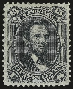 Sale 968, Lot 124, 1868 Regular-Production Grilled Issue (F Grill, Scott 92-100)