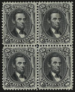 Sale 968, Lot 125, 1868 Regular-Production Grilled Issue (F Grill, Scott 92-100)