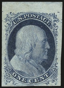 Sale 968, Lot 14, 1851-56 Issue (Scott 5-17)