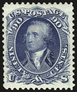 Sale 968, Lot 140, 1875 Re-Issue of 1861-66 Issue (Scott 102-111), including blocks of four