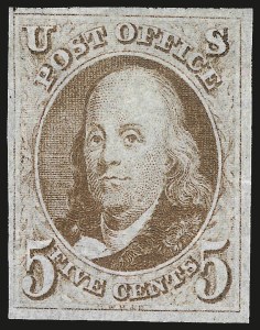 Sale 968, Lot 2, 1847 Issue (Scott 1-2)