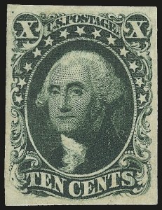 Sale 968, Lot 21, 1851-56 Issue (Scott 5-17)