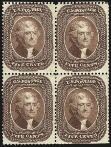 Sale 968, Lot 36, 1857-60 Issue (Scott 18-39)