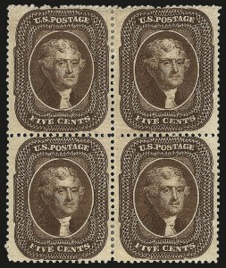 Sale 968, Lot 43, 1857-60 Issue (Scott 18-39)
