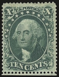 Sale 968, Lot 46, 1857-60 Issue (Scott 18-39)