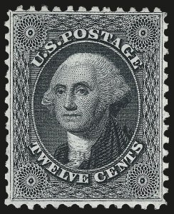 Sale 968, Lot 59, 1875 Reprint of 1857-60 Issue (Scott 40-47)
