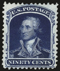 Sale 968, Lot 62, 1875 Reprint of 1857-60 Issue (Scott 40-47)