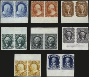Sale 968, Lot 63, 1875 Reprint of 1857-60 Issue (Scott 40-47)
