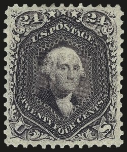 Sale 968, Lot 67, 1861 First Designs and Colors (Scott 55-61)