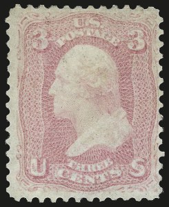 Sale 968, Lot 72, 1861-66 Issue (Scott 63-72)
