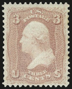 Sale 968, Lot 73, 1861-66 Issue (Scott 63-72)