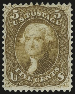 Sale 968, Lot 81, 1861-66 Issue (Scott 63-72)