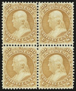Sale 968, Lot 91, 1861-66 Issue (Scott 63-72)