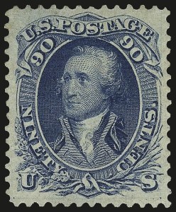 Sale 968, Lot 92, 1861-66 Issue (Scott 63-72)
