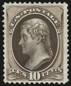 Sale 968A, Lot 179, 1870 National Bank Note Co. Grilled Issue (Scott 134-144)