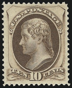 Sale 968A, Lot 188, 1870 National Bank Note Co. Ungrilled Issue (Scott 145-155)