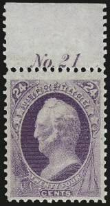 Sale 968A, Lot 191, 1870 National Bank Note Co. Ungrilled Issue (Scott 145-155)