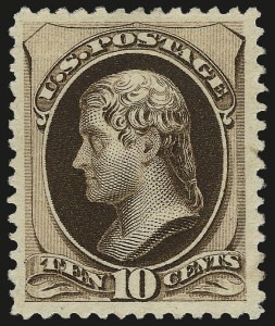 Sale 968A, Lot 233, 1880-83 American Bank Note Co. Special Printing (Scott 192-211D)