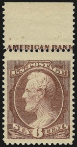 Sale 968A, Lot 248, 1881-88 American Bank Note Co. Issues (Scott 205-218)