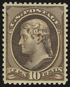 Sale 968A, Lot 249, 1881-88 American Bank Note Co. Issues (Scott 205-218)