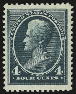 Sale 968A, Lot 252, 1881-88 American Bank Note Co. Issues (Scott 205-218)