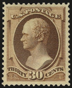 Sale 968A, Lot 257, 1881-88 American Bank Note Co. Issues (Scott 205-218)