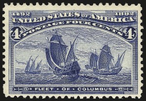 Sale 968A, Lot 279, 1893 Columbian Issue (Scott 230-245)