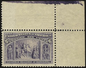Sale 968A, Lot 282, 1893 Columbian Issue (Scott 230-245)