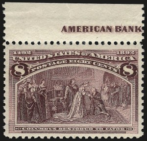 Sale 968A, Lot 284, 1893 Columbian Issue (Scott 230-245)
