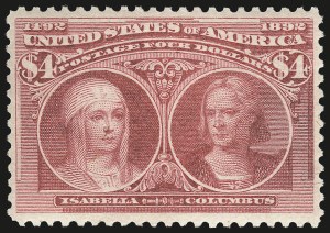 Sale 968A, Lot 293, 1893 Columbian Issue (Scott 230-245)