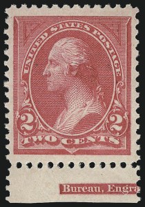 Sale 968A, Lot 299, 1894 Unwatermarked Bureau Issue (Scott 246-263)