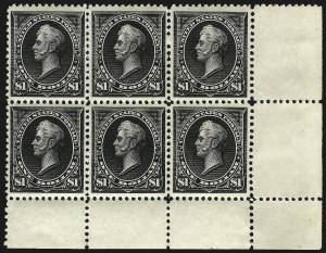 Sale 968A, Lot 312, 1894 Unwatermarked Bureau Issue (Scott 246-263)