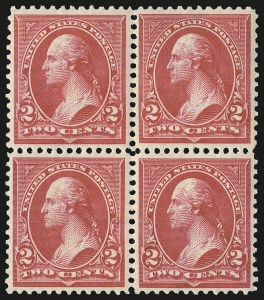 Sale 968A, Lot 318, 1895-98 Watermarked Bureau Issue (Scott 264-278)