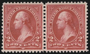 Sale 968A, Lot 319, 1895-98 Watermarked Bureau Issue (Scott 264-278)