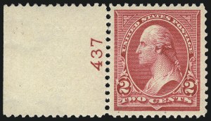 Sale 968A, Lot 320, 1895-98 Watermarked Bureau Issue (Scott 264-278)
